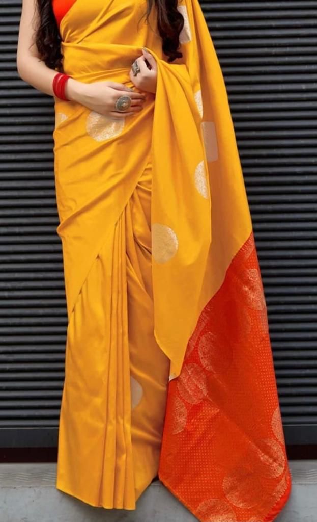 Designer Traditional Lichi Silk Saree with Classic Zari Art