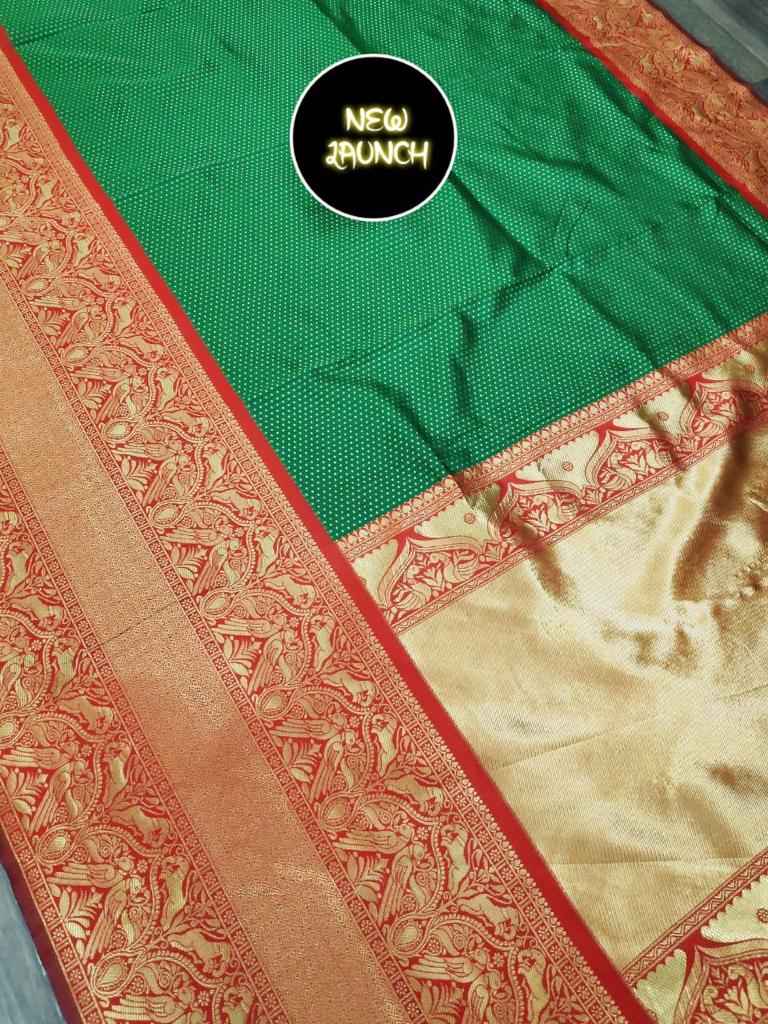 Elegant Lichi Silk Saree with Exclusive Blouse