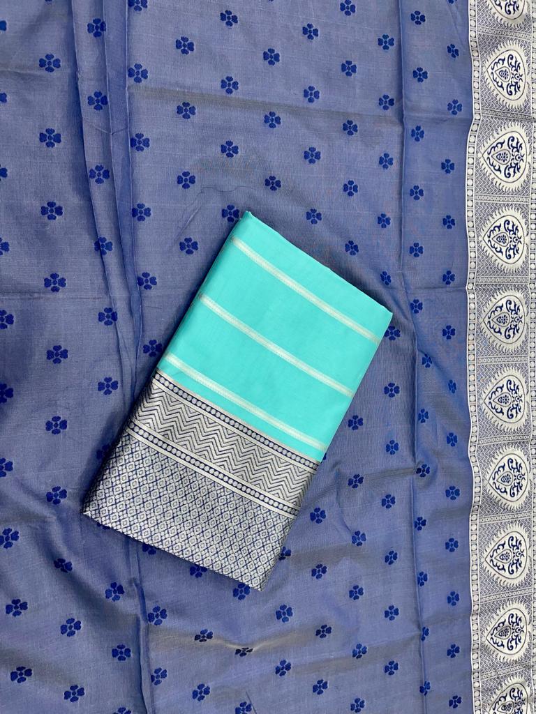 Luxury Silk Saree with Lichi Fabric & Exquisite Zari Art