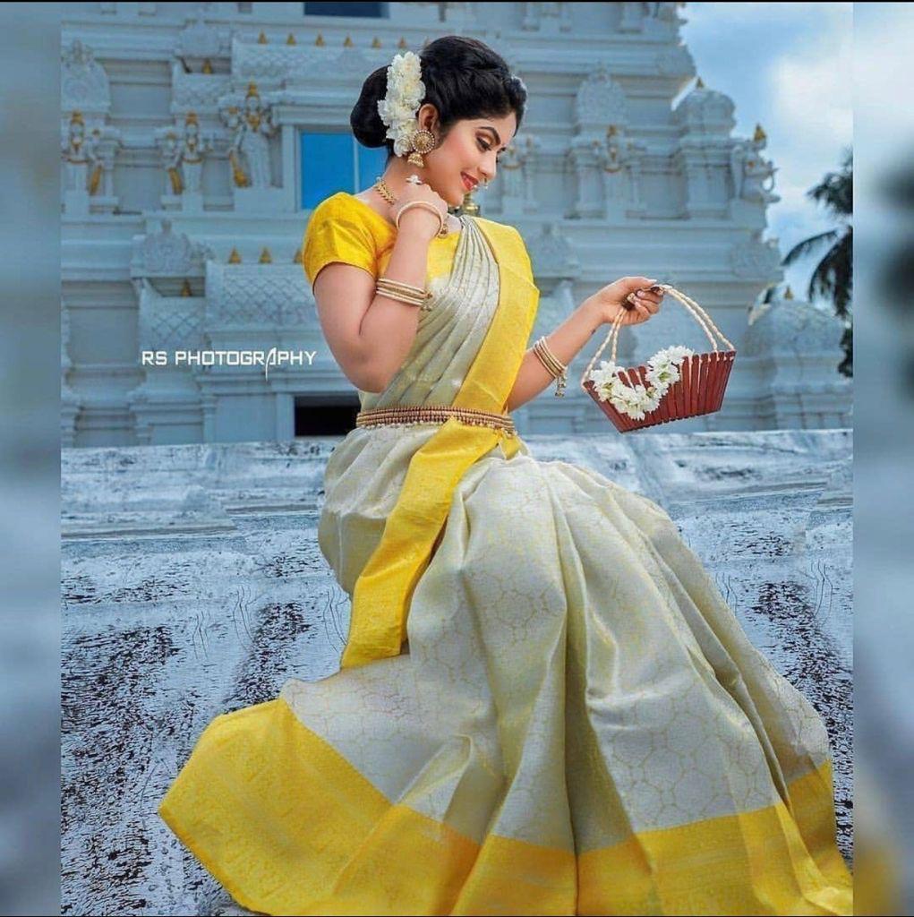 Festive Glamour Lichi Silk Saree with Heavy Zari Work