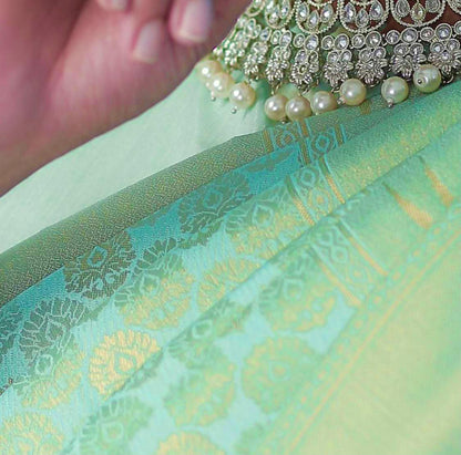 Bridal Silk Saree with Premium Zari Embellishments