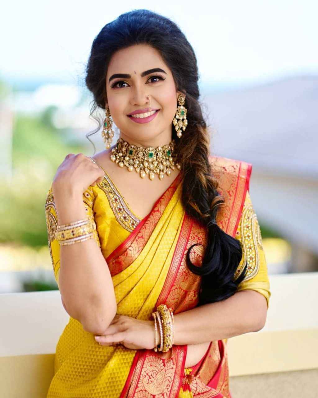 Soft and Elegant Lichi Silk Saree with Classic Zari Work