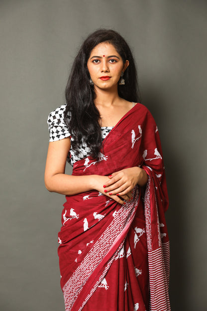 Designer Banarasi Silk Saree with Heavy Brocade Work