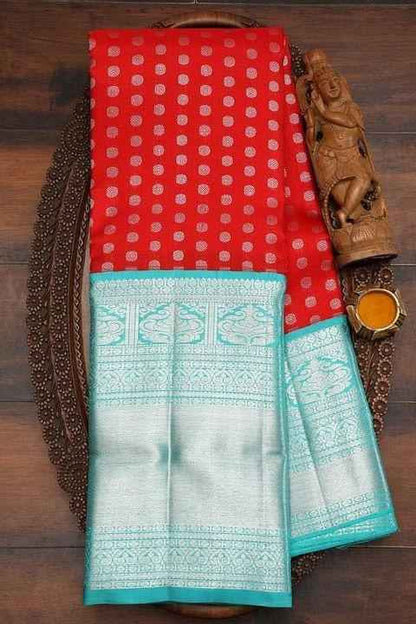 Designer Wear Lichi Silk Saree with Luxurious Zari Finish