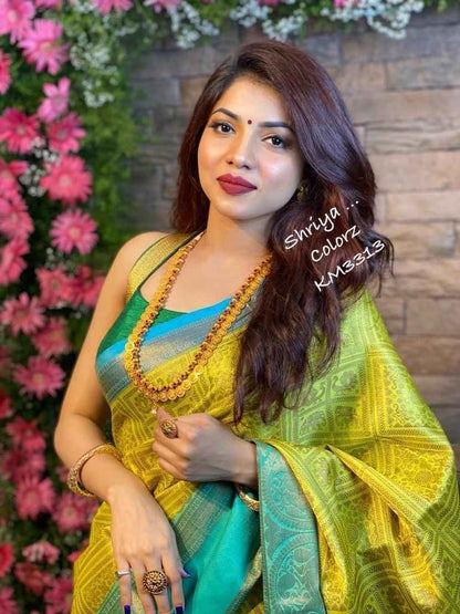 Designer Silk Saree with Premium Zari Work for Wedding