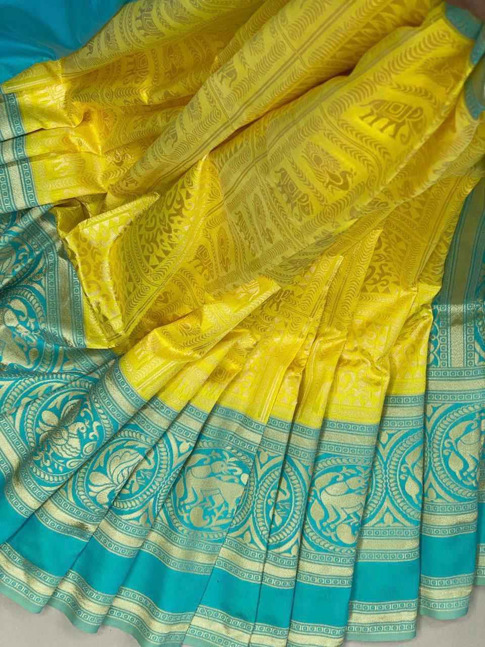Designer Silk Saree with Premium Zari Work for Wedding