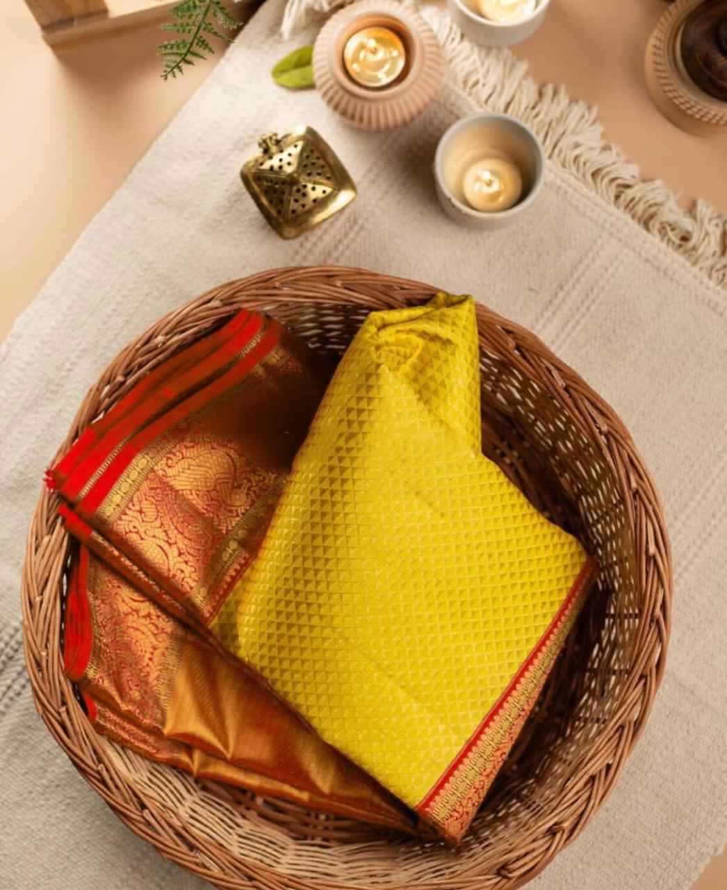 Soft and Elegant Lichi Silk Saree with Classic Zari Work