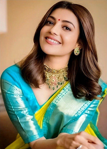 Silk Elegance: Lichi Silk Saree with Zari Work