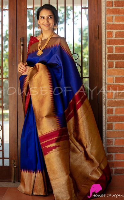 Festival Special Lichi Silk Saree with Royal Zari Border