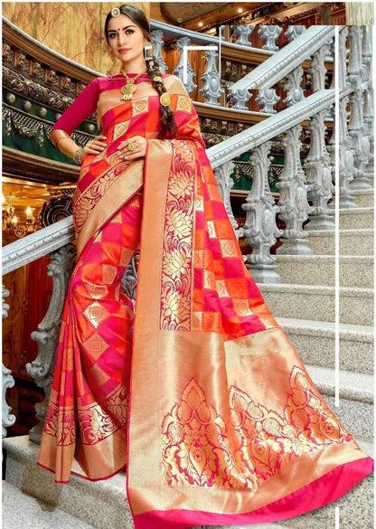 Latest Trend – Beautiful Jacquard Saree