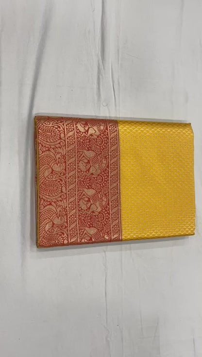 Soft and Elegant Lichi Silk Saree with Classic Zari Work