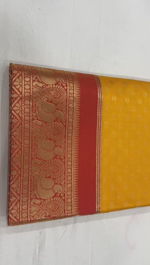 Affordable Luxury Lichi Silk Saree with Stunning Zari Details
