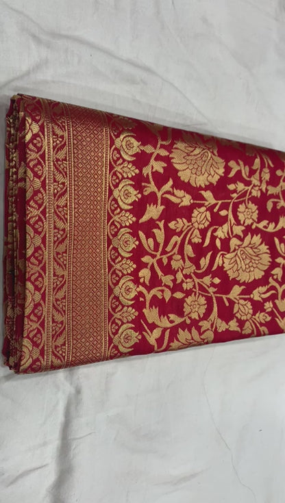 Trending Lichi Silk Saree with Fancy Zari Work