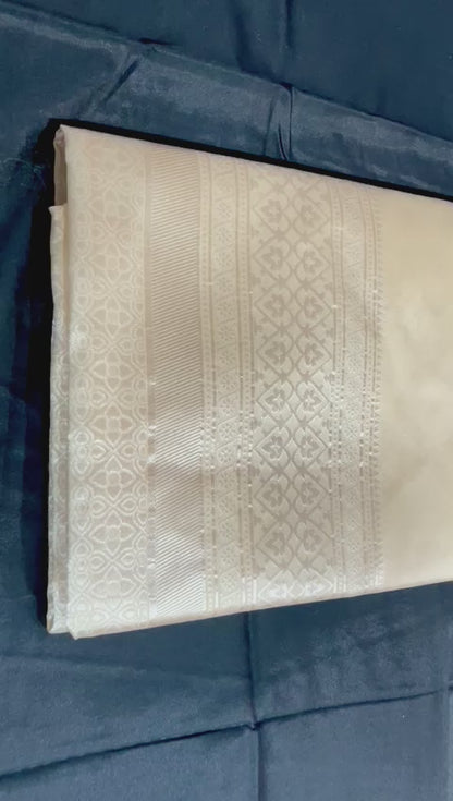 Bridal Special Lichi Silk Saree with Royal Zari