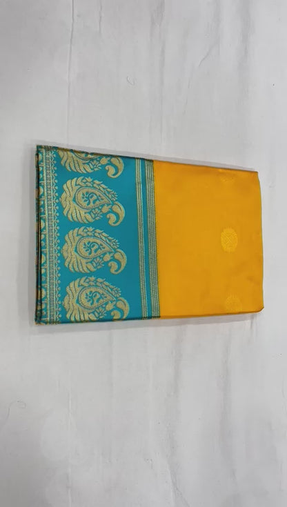 Regal Look Lichi Silk Saree with Elegant Zari Weaving
