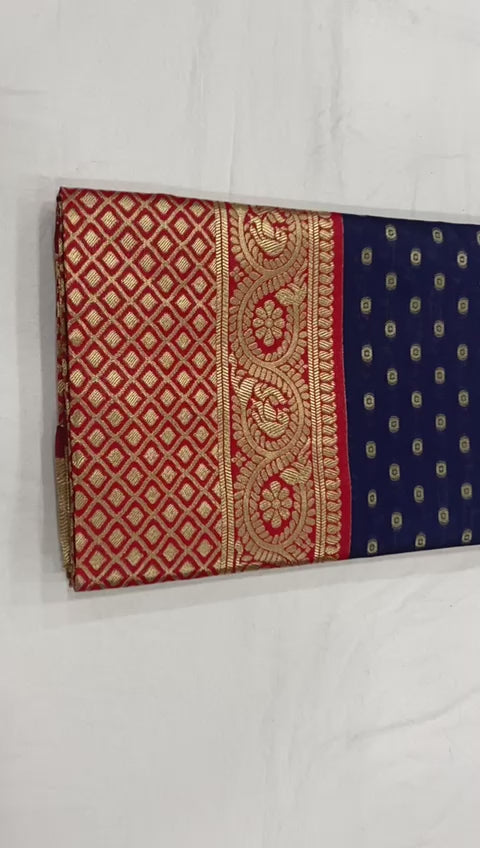 New Arrival Lichi Silk Saree with Designer Zari Border