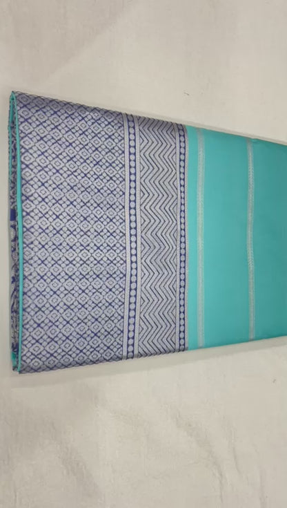 Luxury Silk Saree with Lichi Fabric &amp; Exquisite Zari Art