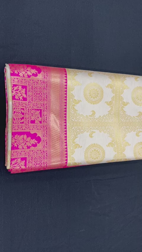 Best Seller Lichi Silk Saree with Elegant Zari Finish